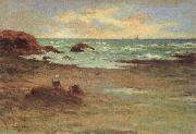 Emile Schuffenecker Corner of a Beach at Concarneau china oil painting artist